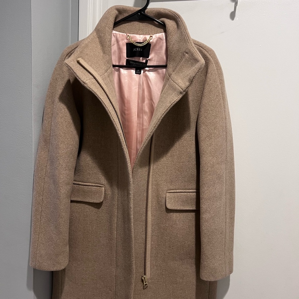 Only worn twice..JCREW Italian Stadium cloth coat